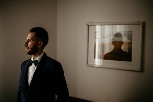 groom getting ready