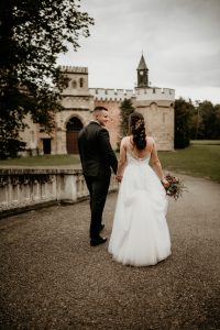 rainy wedding session Laxenburg