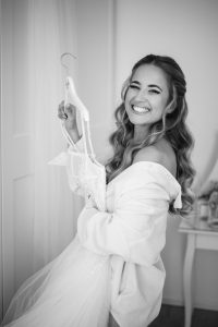 happy bride