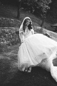 happy bride