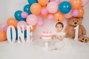Prvi rodjendan studijsko fotografisanje Bijeljina, cake smash