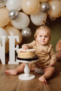 Prvi rodjendan studijsko fotografisanje Bijeljina, cake smash