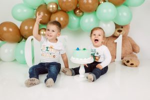 Prvi rodjendan studijsko fotografisanje Bijeljina, cake smash