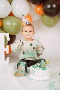 Prvi rodjendan studijsko fotografisanje Bijeljina, cake smash
