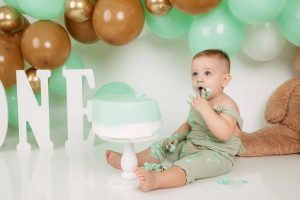 Prvi rodjendan studijsko fotografisanje Bijeljina, cake smash