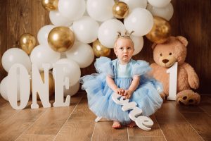 Prvi rodjendan studijsko fotografisanje Bijeljina, cake smash